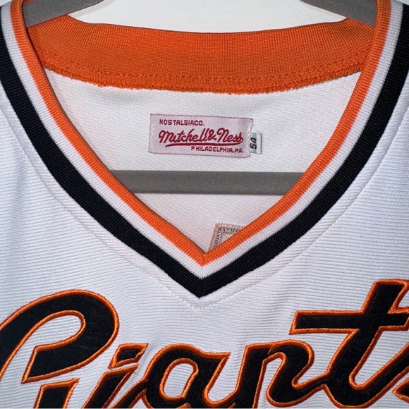 Mitchell & Ness San Francisco Giants Willie Mays Jersey 54 HOF Cooperstown 2XL - Picture 8 of 12